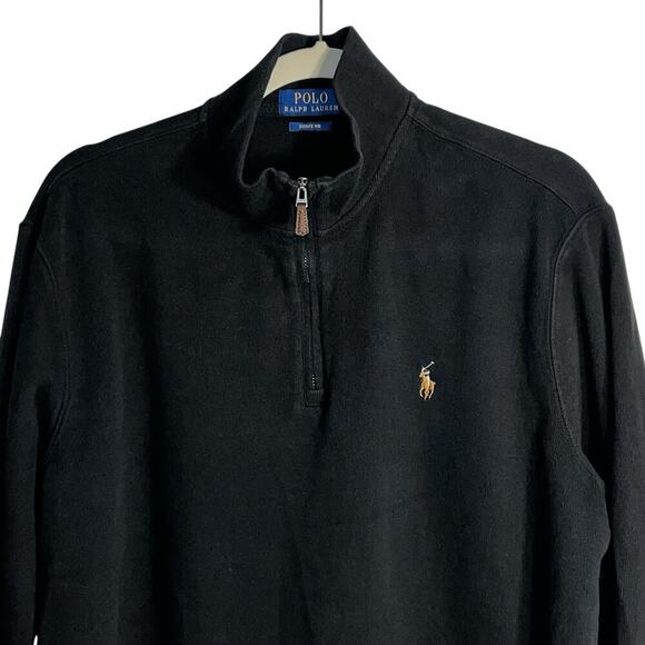 Polo Ralph Lauren Estate Rib Quarter Zip Pullover Sweatshirt Men’s Size Large - Picture 2 of 7